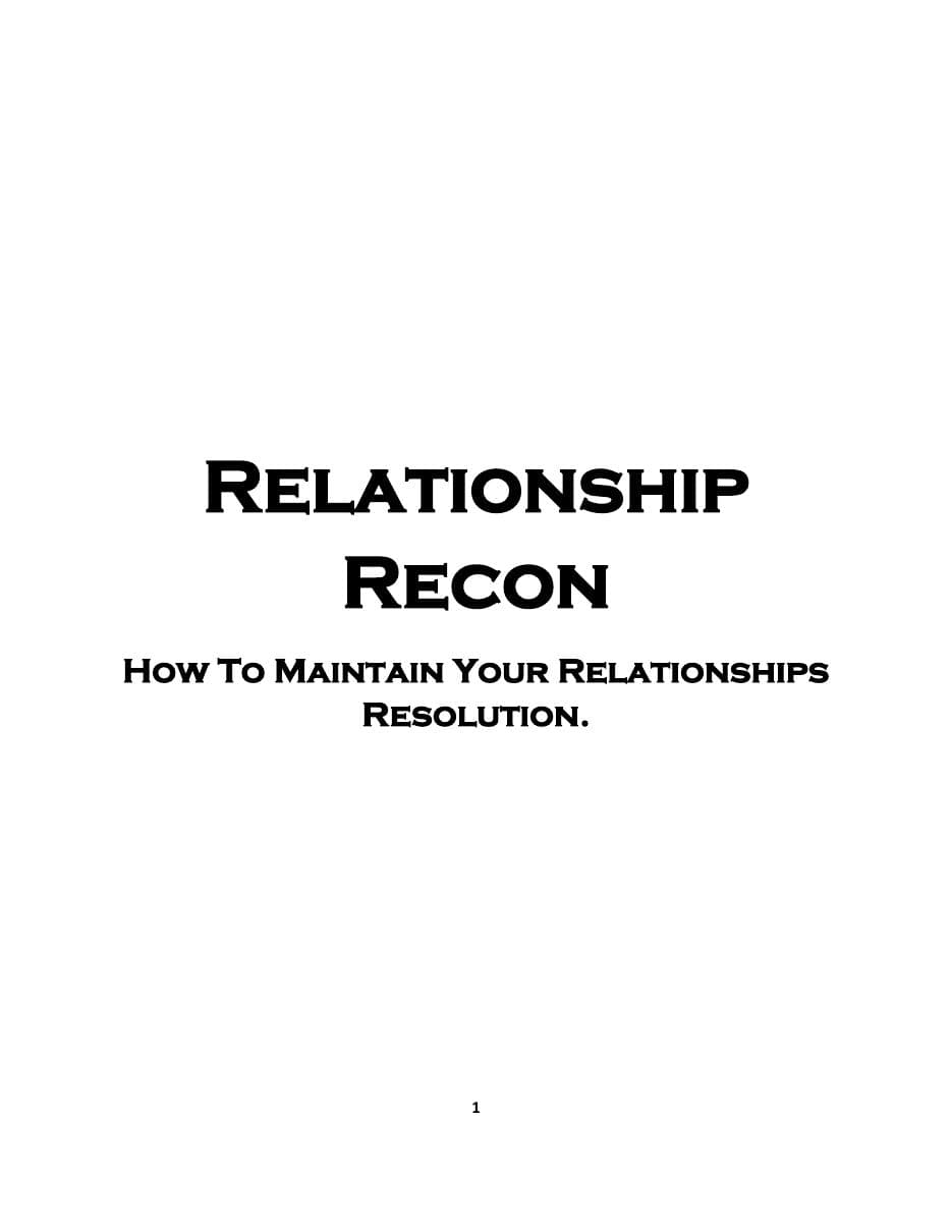 Relationship Recon